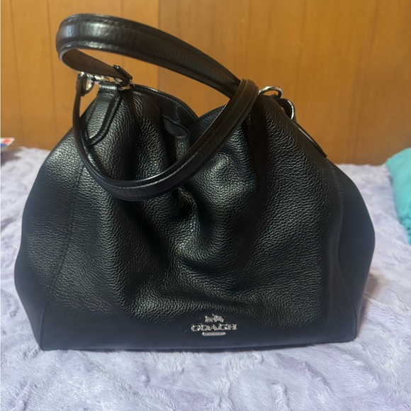 Coach Black Leather Hobo Bag - Picture 1 of 3
